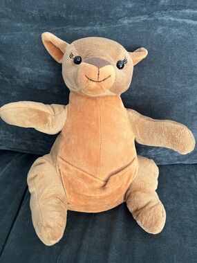 Plush Kangaroo Stuffed Animal - Soft Brown Cuddly Toy